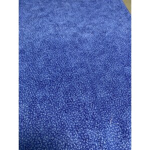 Blue Patterned Cotton Fabric 42&quot; Wide 1/2 Yard Sewing Quilting DIY Projects USA