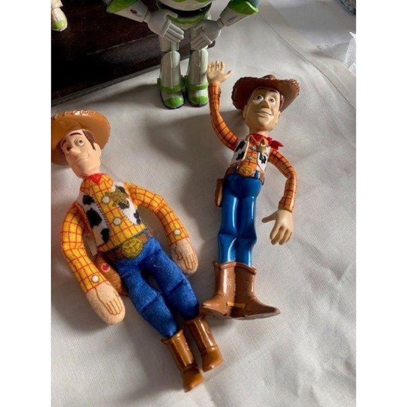 Disney Pixar Toy Story Action Figure Lot Featuring Woody Buzz Lightyear & More Used image 2