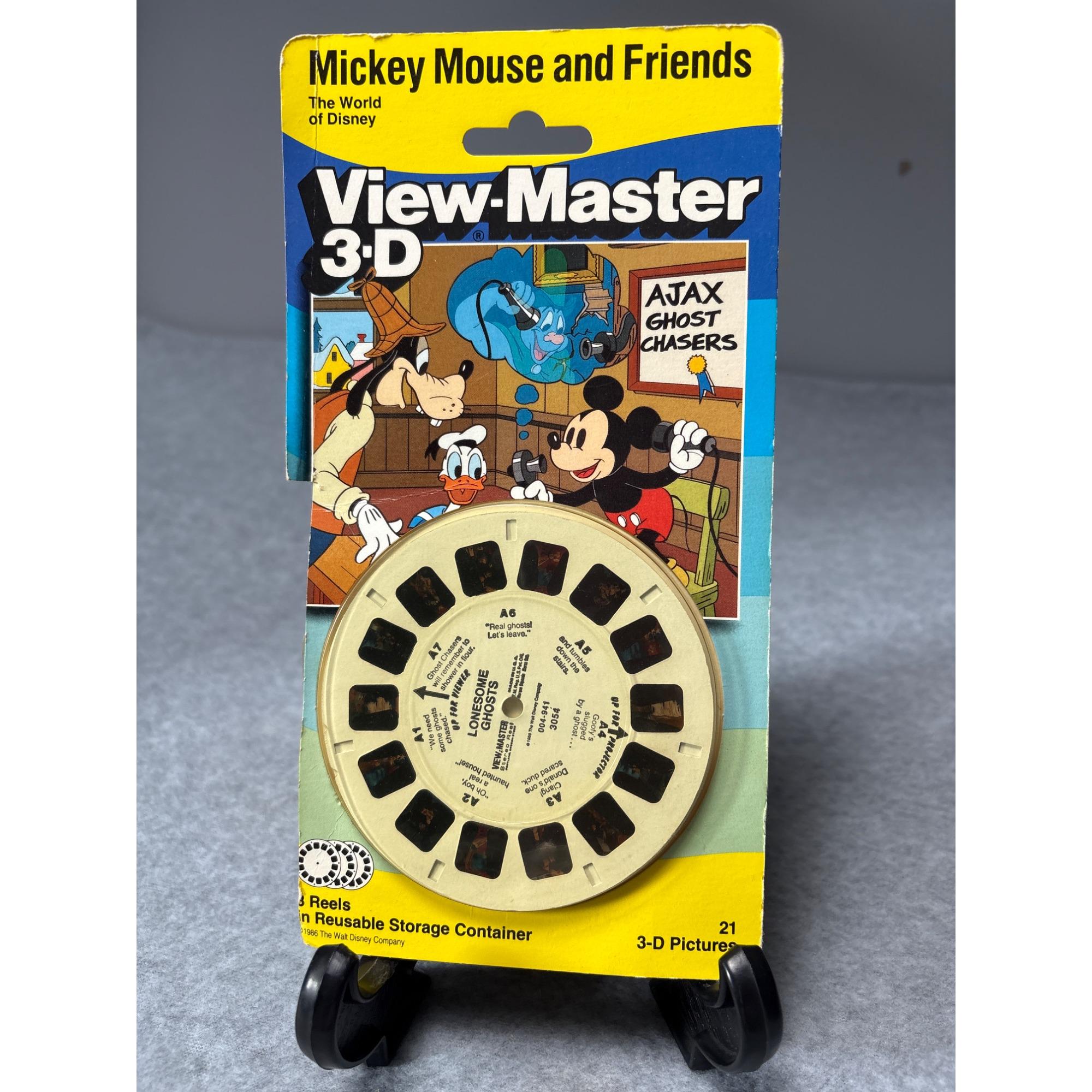 Vintage 1987 View-master 3D Reels Mickey Mouse & Friends Ajax