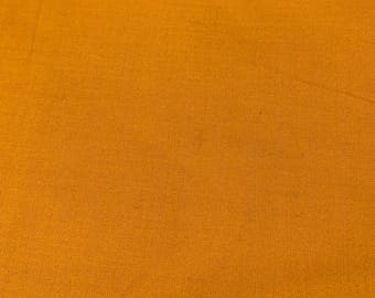 Tessuto di cotone arancione, 1 metro di larghezza (112 cm circa), ideale per cucito, quilting e progetti creativi.
