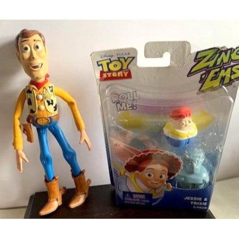 Disney Pixar Toy Story Action Figure Lot Featuring Woody Buzz Lightyear & More Used image 6