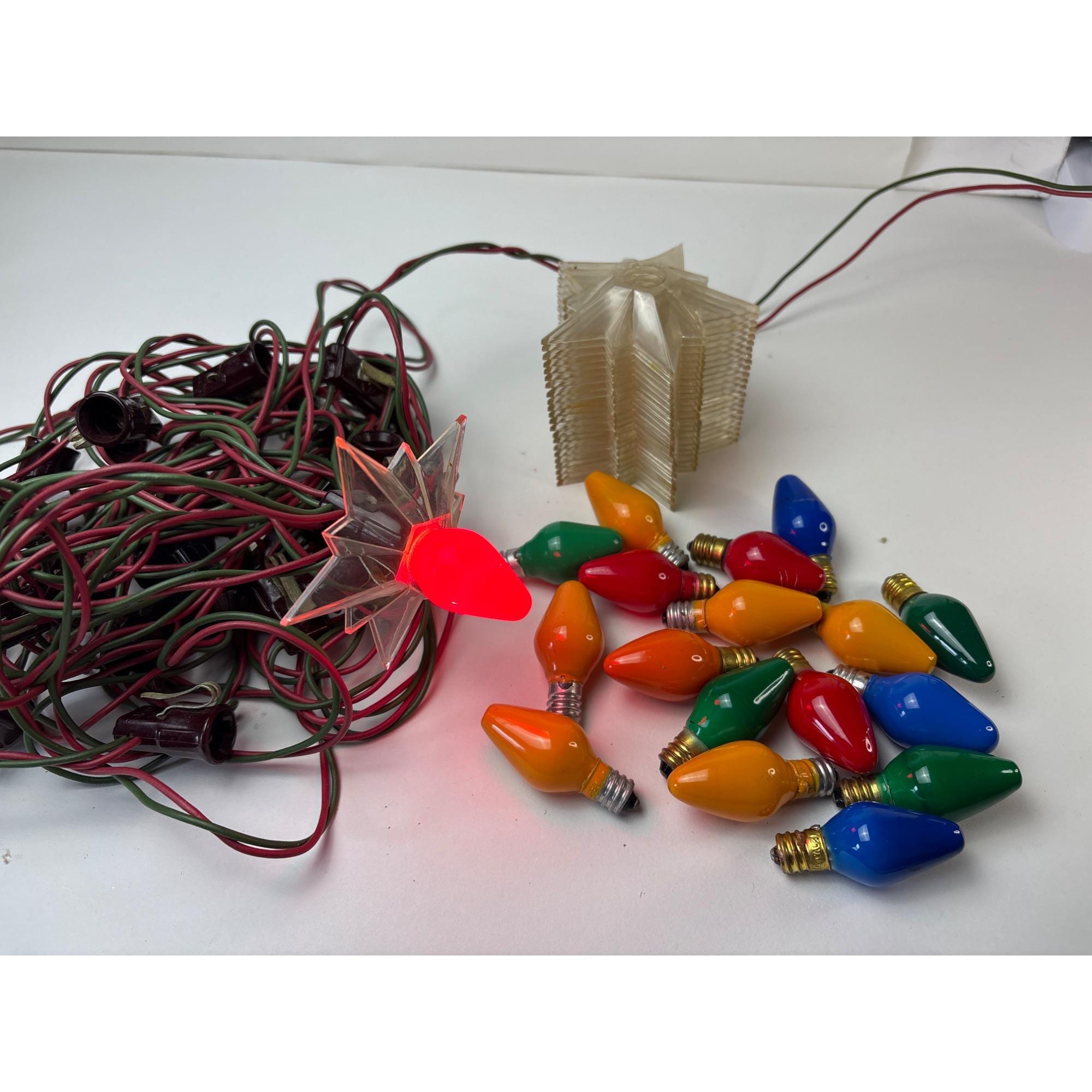 Noma Vintage C7 Christmas String Lights 39 Ft Multi-color Bulbs 13
