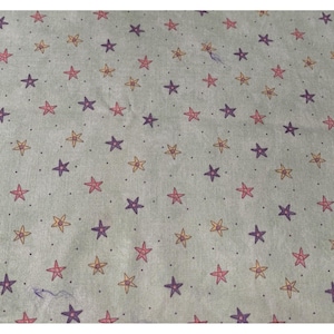Starry Green Cotton Fabric By Sandy Gervais For Moda 1/2 yard x 42&quot; Quilting Sewing Crafts