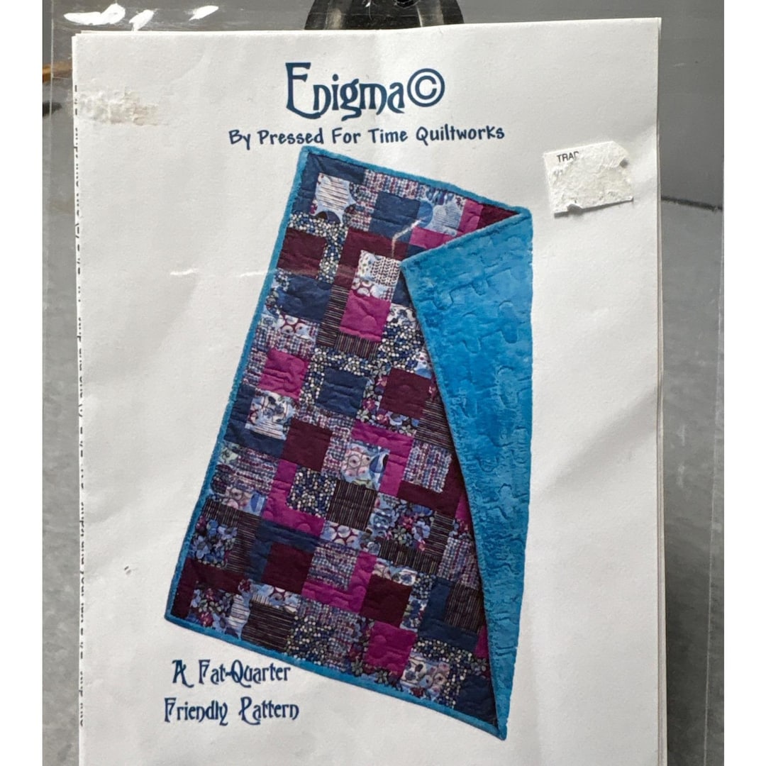 Enigma Quilt Pattern Pressed for Time Quiltworks 39