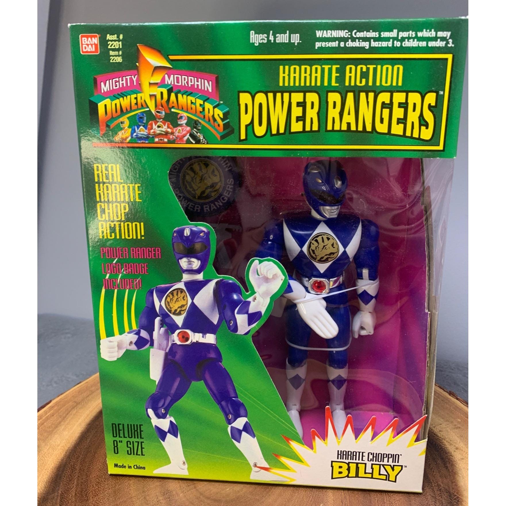 Mighty Morphin Power Rangers Karate Action Billy 8