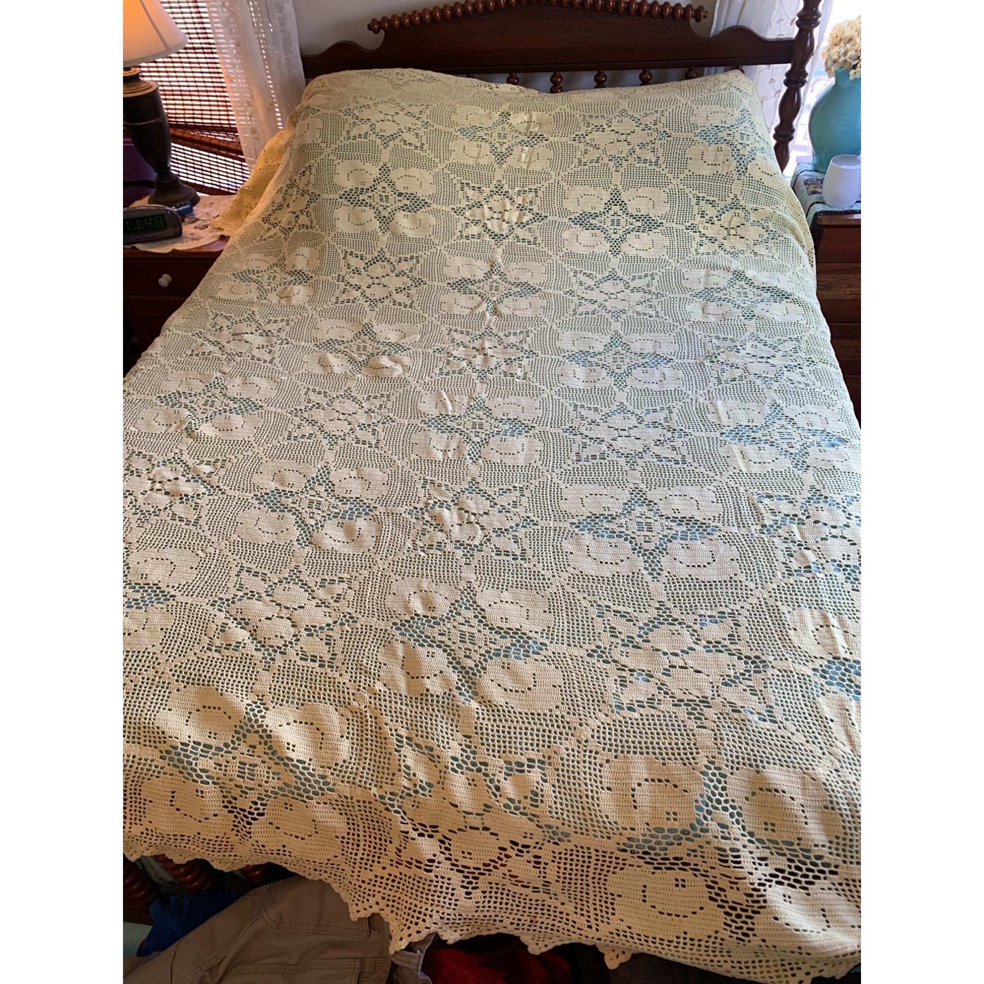 Hand Crocheted Bedspread