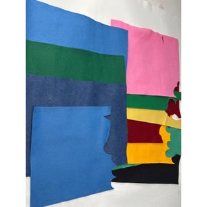 Assorted Wool Felt Fabric Crafts Colors Variety Quilting Rug Hooking
