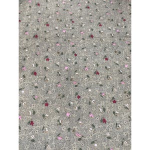 Vintage Floral Cotton Fabric 1/2 Yard 44&quot; Wide Material Quilting Sewing & Crafts