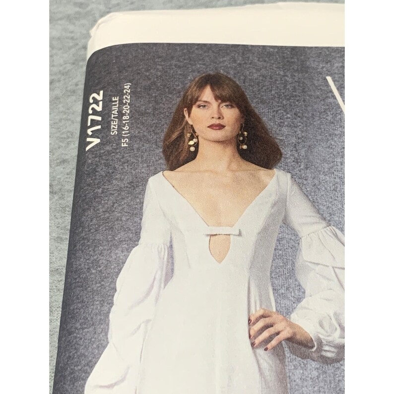 Vogue Patterns V1722 Nicola Finetti Dress Sewing Pattern Size 16 18 20 ...