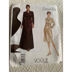 Vogue Misses Jacket Skirt Sewing Pattern 2764 Size 18 20 22 Uncut
