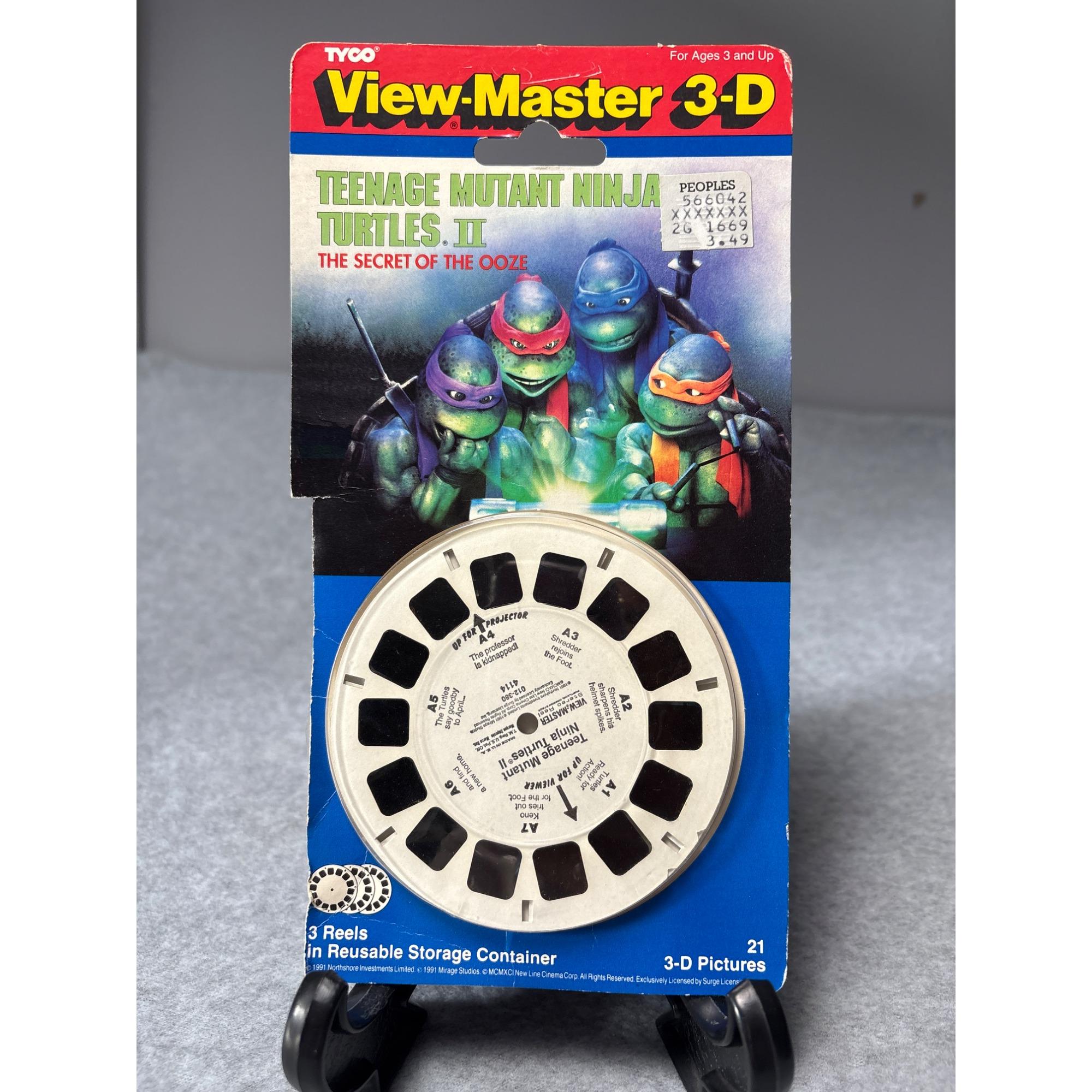 Tyco View-master 3-D Teenage Mutant Ninja Turtles II the Secret of