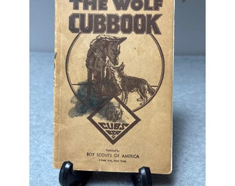 The Wolf Cubbook Part I Wolf Rank Boy Scouts Of America 1943 Vintage Illustrated Paperback