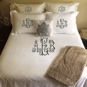 Monogrammed Euro Sham image 2