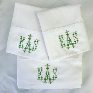 Monogrammed Sheet Set