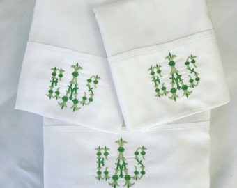 Monogrammed Sheet Set