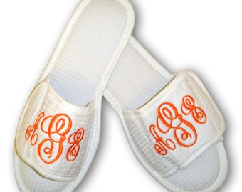 Monogrammed Slippers