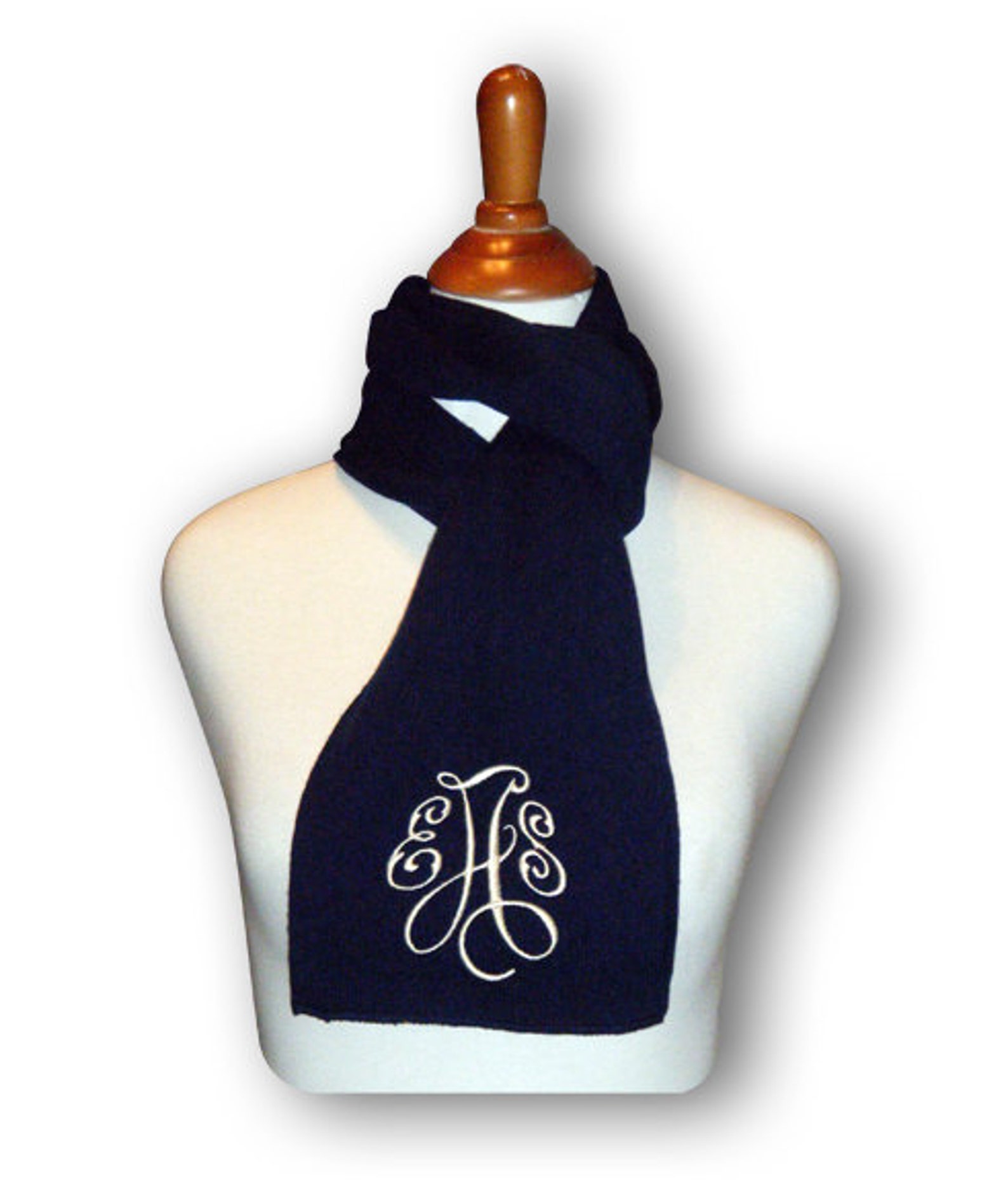 Monogrammed Scarf Etsy