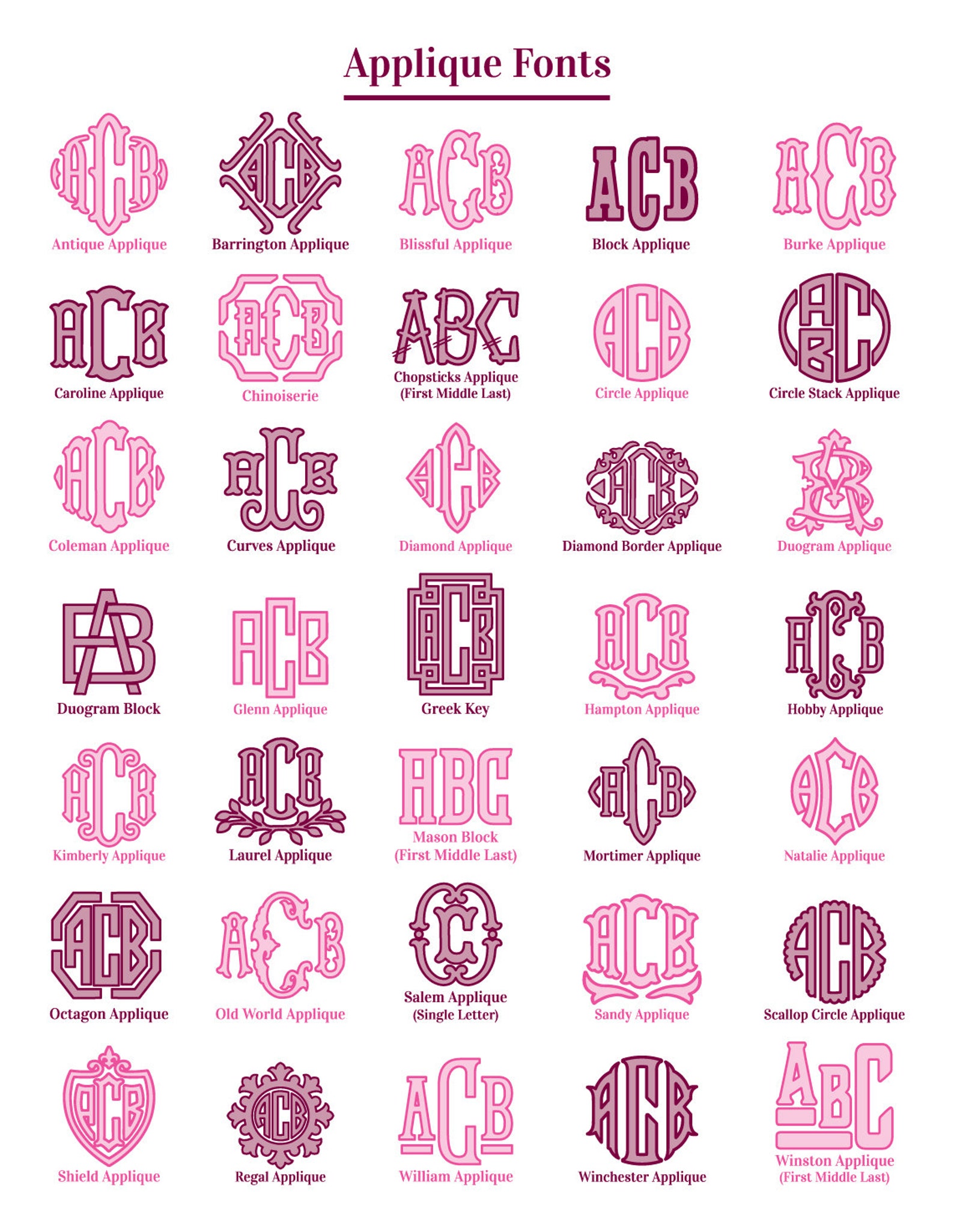 Monogrammed Applique Boudoir Pillow Etsy