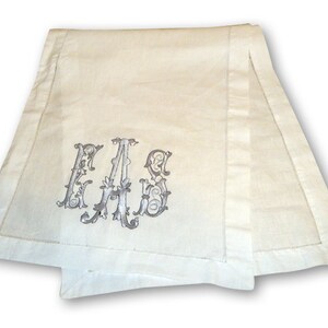 Monogrammed Table Runner image 2