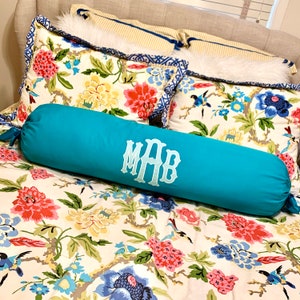 Applique Monogrammed 36&quot; Bolster Pillow