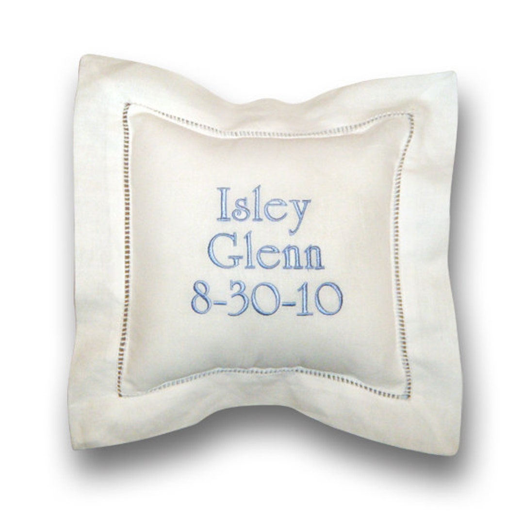 Personalized Baby Pillow Etsy