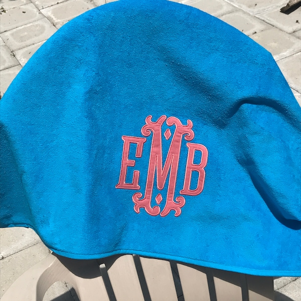 Applique Beach Towel Etsy