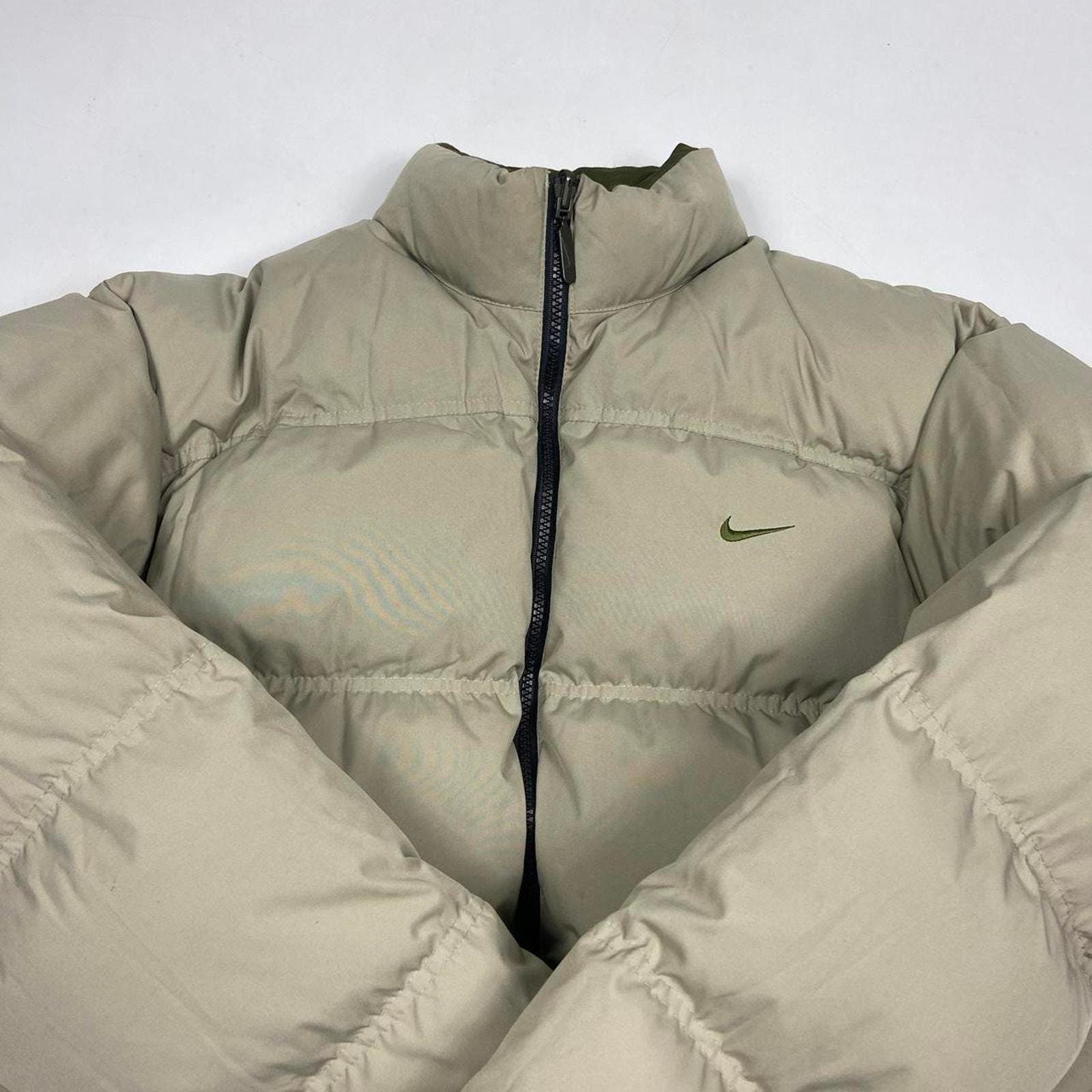 【NIKE】 Reversible Padded Jacket　D2141 Nike Reversible Down Puffer Jacket - Etsy