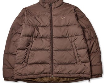 Number 1 Sun Vintage Ski Jacket Rainbow Colors, Medium Puffer