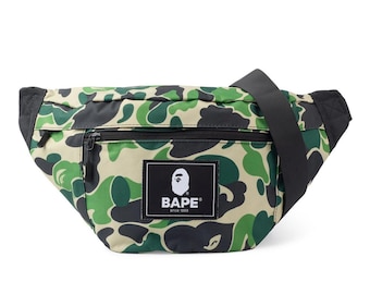 Vintage 90s Bape A Bathing Ape ABC Camo Boston Bag Orange