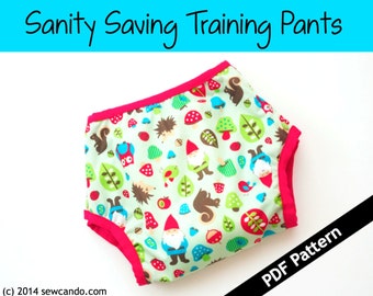 Sanity Saving Training Pants PDF Pattern