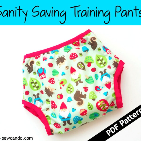 Sanity Saving Training Pants PDF Pattern