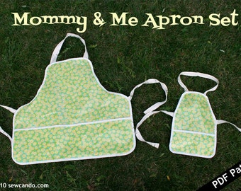 Sew Can Do Mommy and Me Apron PDF Pattern