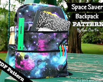 Sew Can Do Space Saver Backpack PDF Pattern