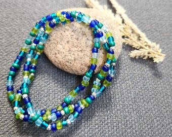 Trade Bracelet, Giant Seed Bead - Under The Sea