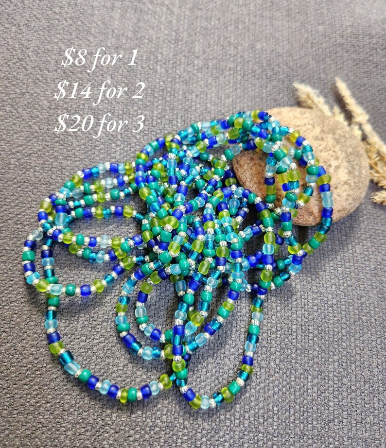 Trade Bracelet, Giant Seed Bead Under the Sea Etsy