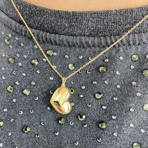 Memorial Cremation Urn Heart Necklace Pendant, Funeral Cremation Ash Necklace Gold Urn Heart Pendant Necklace For Human Pet Ashes Holder