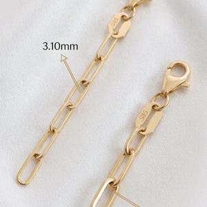 Paperclip Extender, 14K Real Gold Link Extension For Necklace For Bracelet 14K Real Gold 1 inches, 2 inches, 3 inches,4 inches Length Paperclip Extenders, Rectangle Chain Necklace Bracelet Extensions, Layering Chain Extender, Adjustable Extension,
