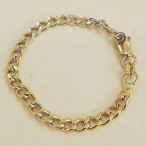 14k real gold extender, cuban curb chain extension, 1&#39;  to 8&#39; length gold Cuban link extender, adjustable necklace chain bracelet extension
