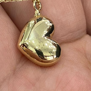 Memorial Cremation Urn Heart Necklace Pendant, Funeral Cremation Ash Necklace Gold Urn Heart Pendant Necklace For Human Pet Ashes Holder