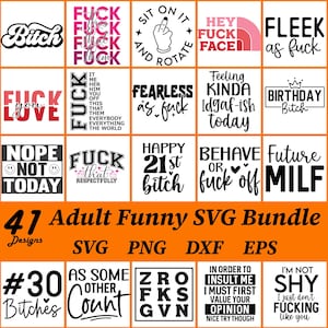 Erwachsenen SVG-Bundle, freches SVG-Bundle, Erwachsenen Humor und Neuheit Designs, herumfummeln und finden svg, Erwachsenen Humor - unhöflich svg - Hündin svg