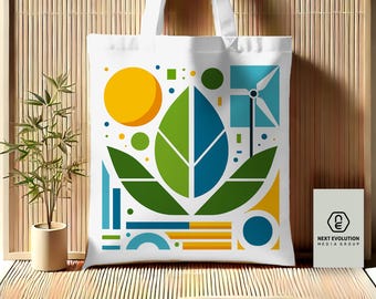 Miljövänlig tygkasse | Återanvändbar shoppingkasse | Hållbar naturdesign