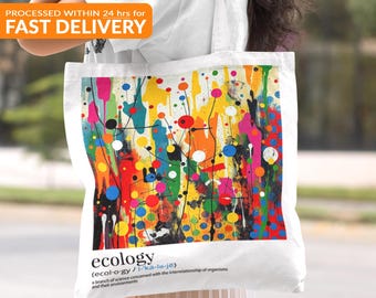 Miljövänlig tygkasse: Färgglad ekologisk design