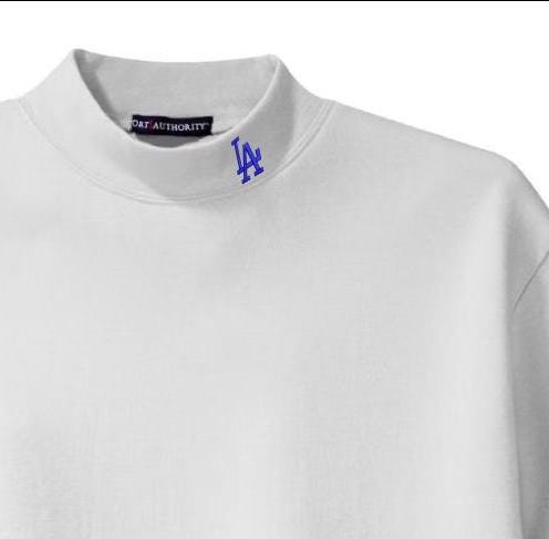 Los Angeles LA Embroidered Vintage Style Turtleneck - Etsy