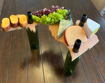 Michigan shaped charcuterie boards