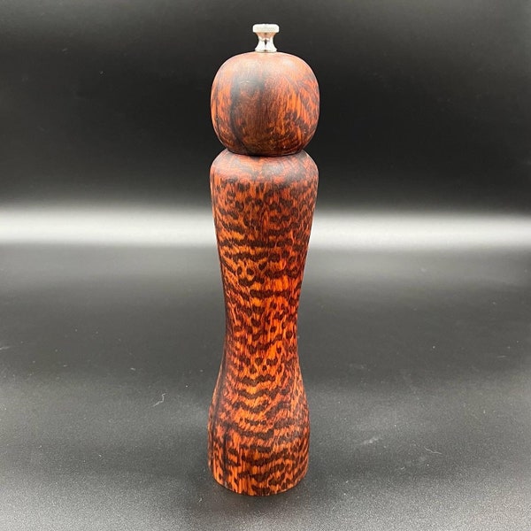 UNIQUE 10" Snakewood peppermill