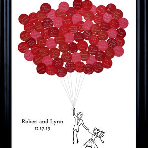 Wedding Guest Book Balloons image 1