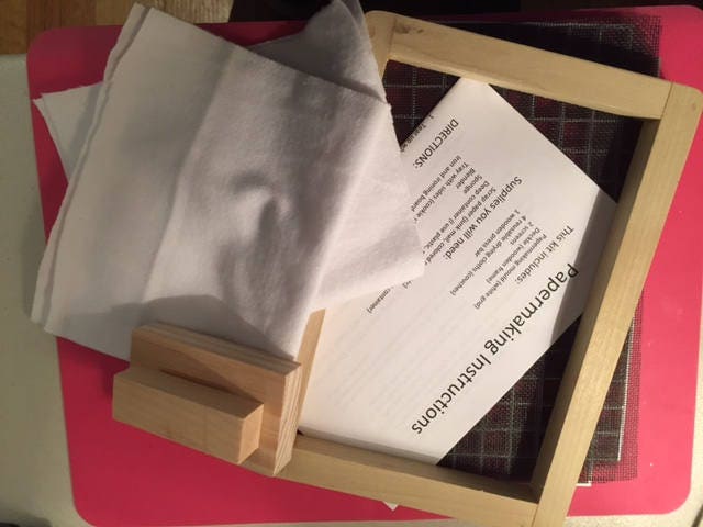 Papermaking Kit 8 1/2 x 5 1/2 inches