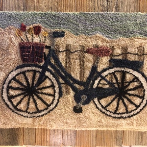 Bike at the Beach Punch Needle Digital Download