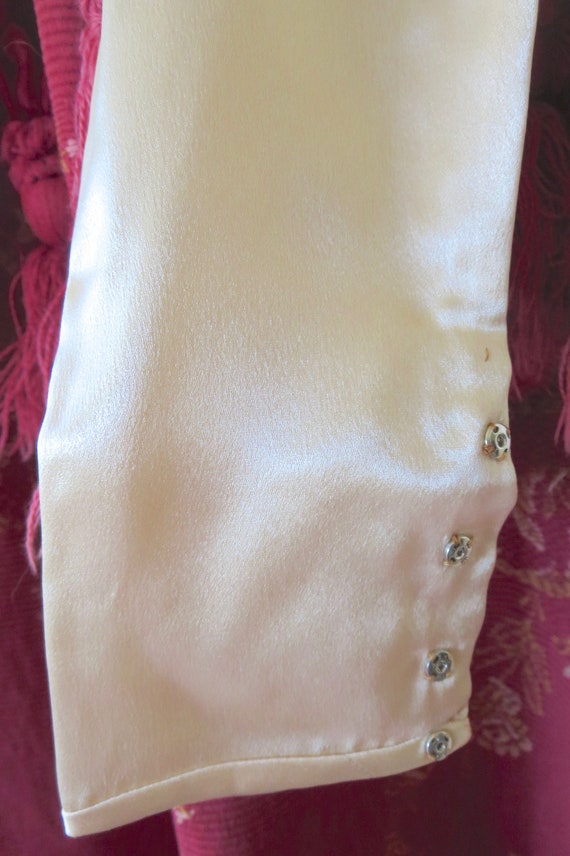 1930s Ivory Satin Wedding Dress Simple & Elegant … - image 3