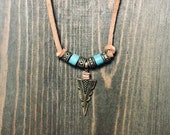 Necklace, Brass Arrowhead